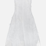 Sleeveless 3D Floral Dress (14681357910379)