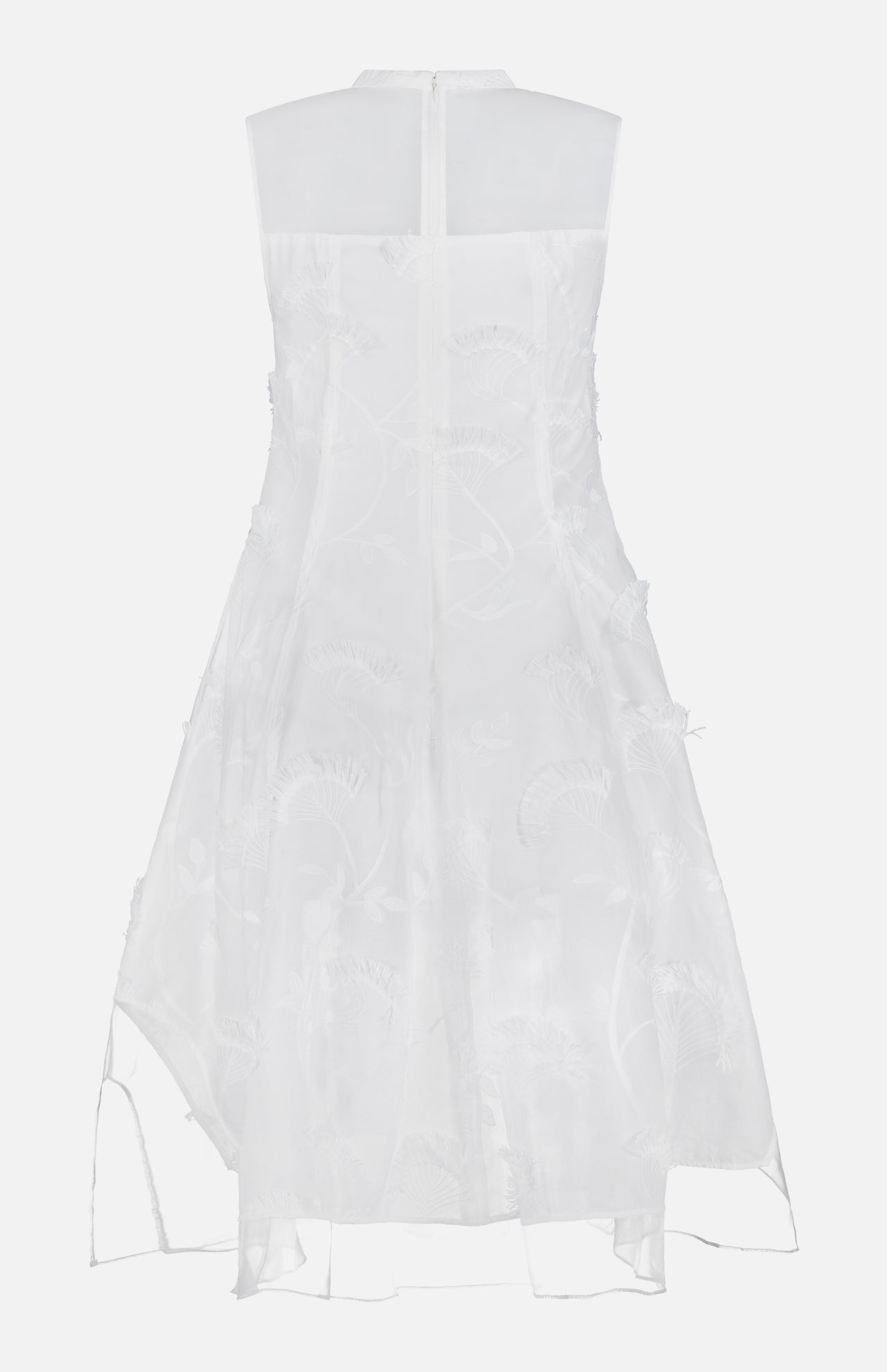 Sleeveless 3D Floral Dress (14681357910379)