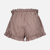 Callie Gingham Frill Shorts (14698104226155)