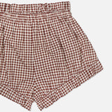 Callie Gingham Frill Shorts (14698104226155)
