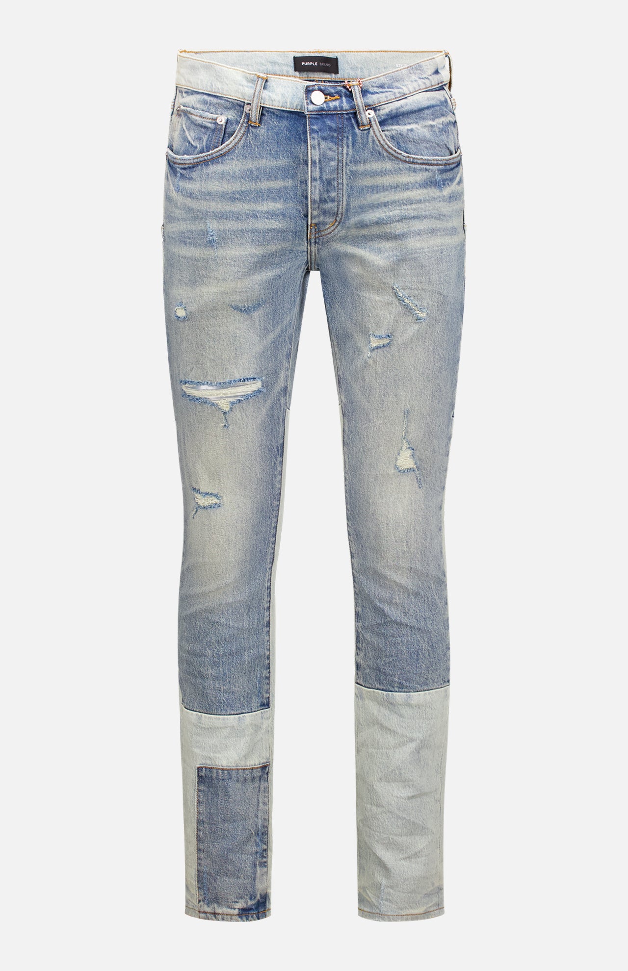 Purple Brand Men's Skinny Patchwork Jean | A.K. Rikk's