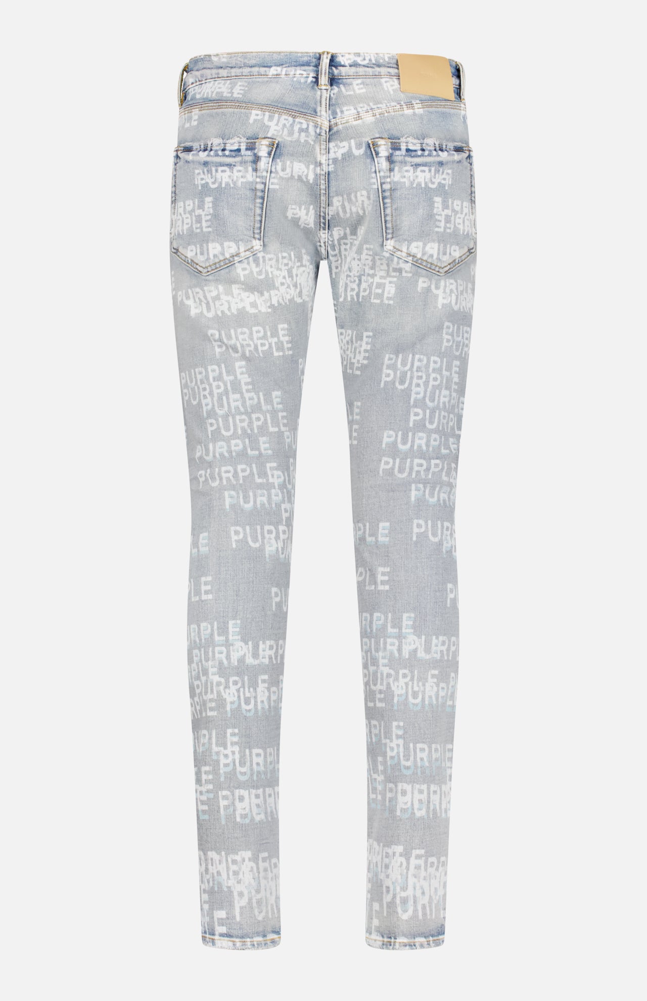 Skinny Purple Logo Blue Jean (14657896218987)