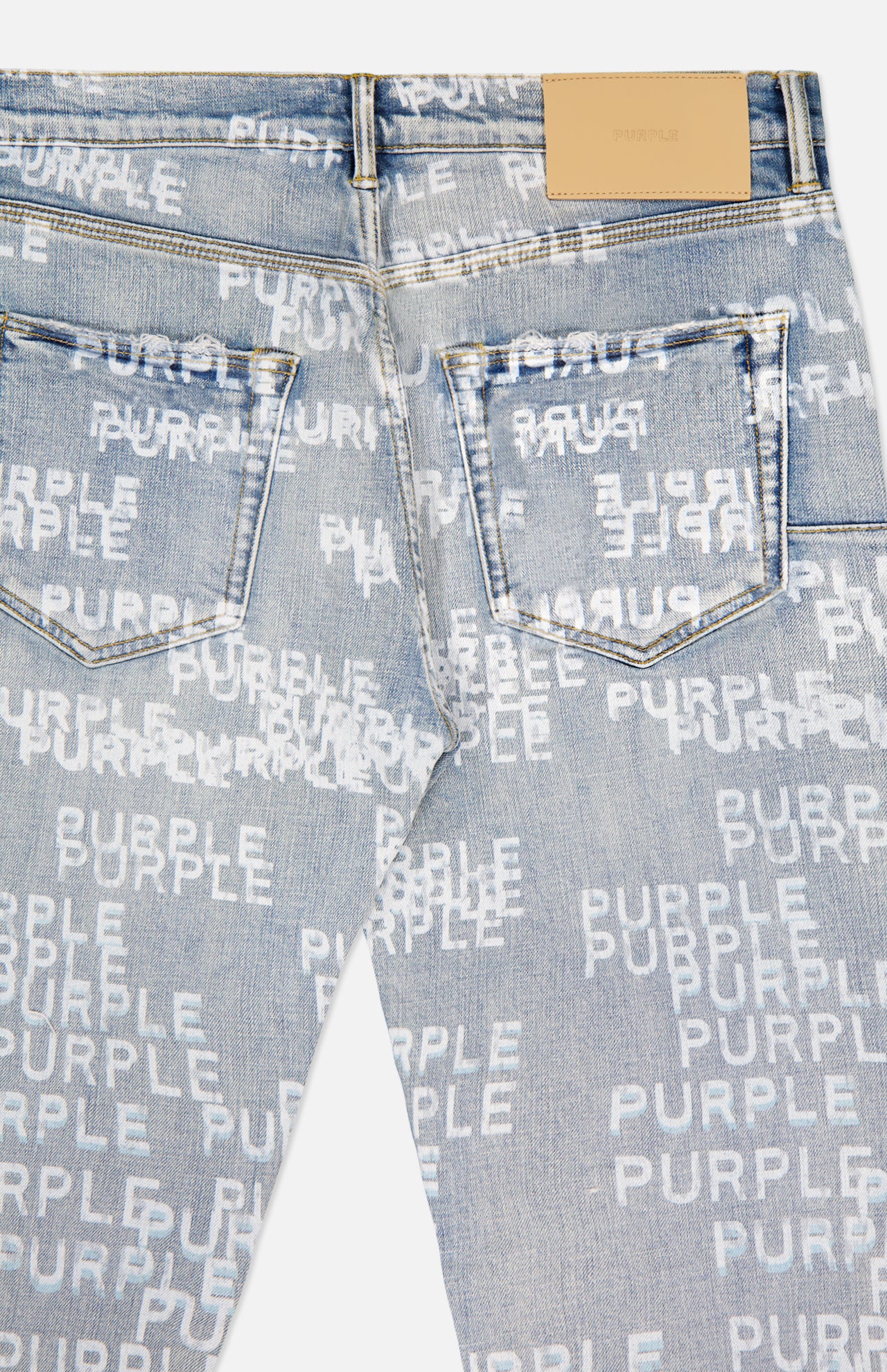 Skinny Purple Logo Blue Jean (14657896218987)