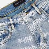 Skinny Purple Logo Blue Jean (14657896218987)