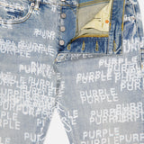 Skinny Purple Logo Blue Jean (14657896218987)