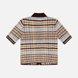 Leva Short Sleeve Zip Polo Sweater