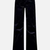 Cotton Flocked Denim Pants