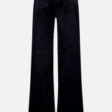 Cotton Flocked Denim Pants