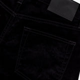 Cotton Flocked Denim Pants