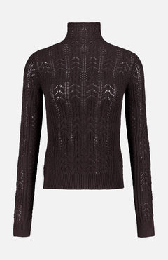 Pointelle Turtleneck Sweater (14726938263915)