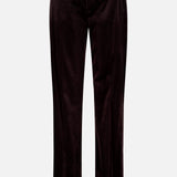 Stretch Velvet Seth Flat Front Trouser Pant