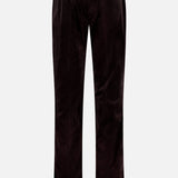 Stretch Velvet Seth Flat Front Trouser Pant