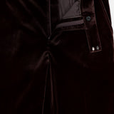 Stretch Velvet Seth Flat Front Trouser Pant