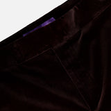 Stretch Velvet Seth Flat Front Trouser Pant