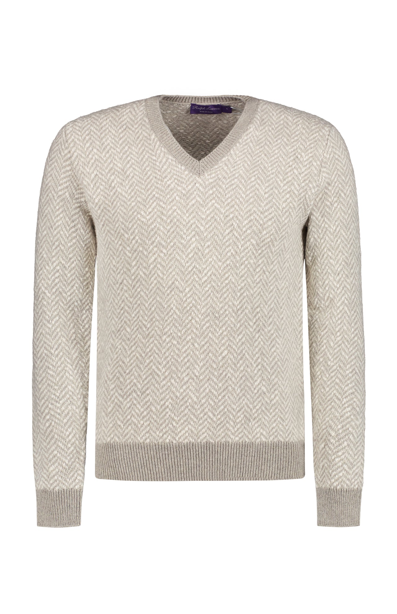 Ralph Lauren Purple Label Men's Herringbone Sweater | A.K. Rikk's