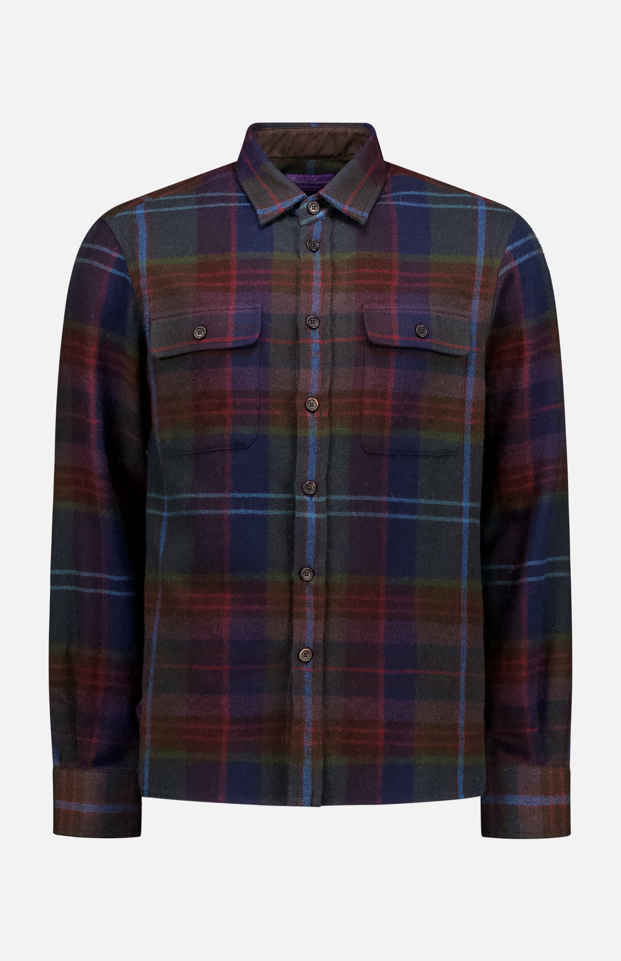 Ralph Lauren Purple Label Men s Wool Blanket Plaid Shirt A.K. Rikk s
