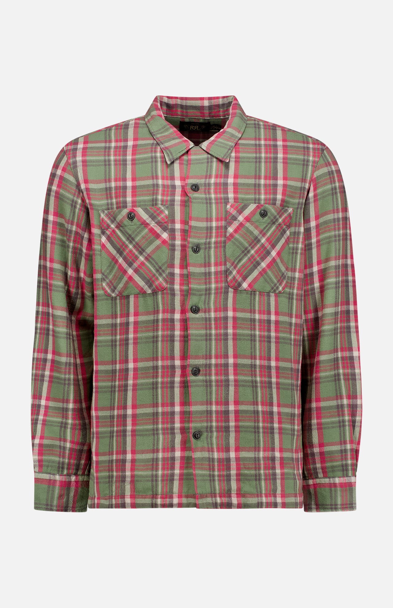 Ralph Lauren RRL Men's Plaid Monterey Camp Shirt | A.K. Rikk's