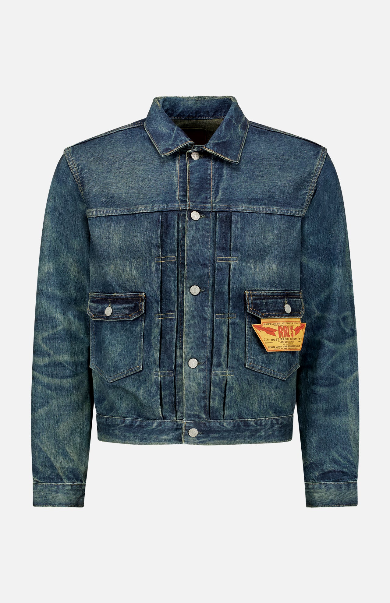 Ralph Lauren RRL Men s Type 2 3x1 Roughout Denim Jacket A.K. Rikk s