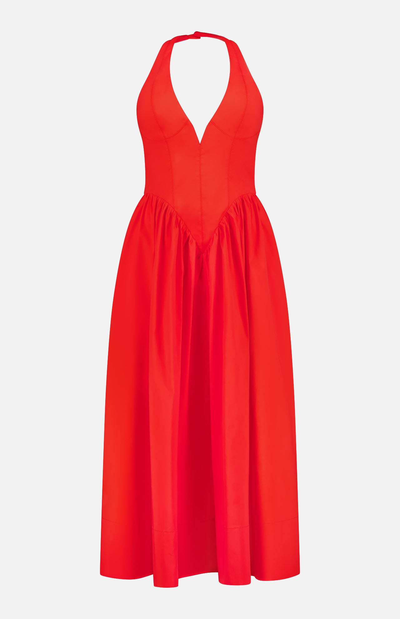 Filippa Plunging Midi Dress (14681357386091)