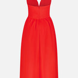 Filippa Plunging Midi Dress (14681357386091)