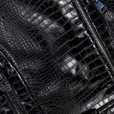 Lilou Croc Effect Jacket