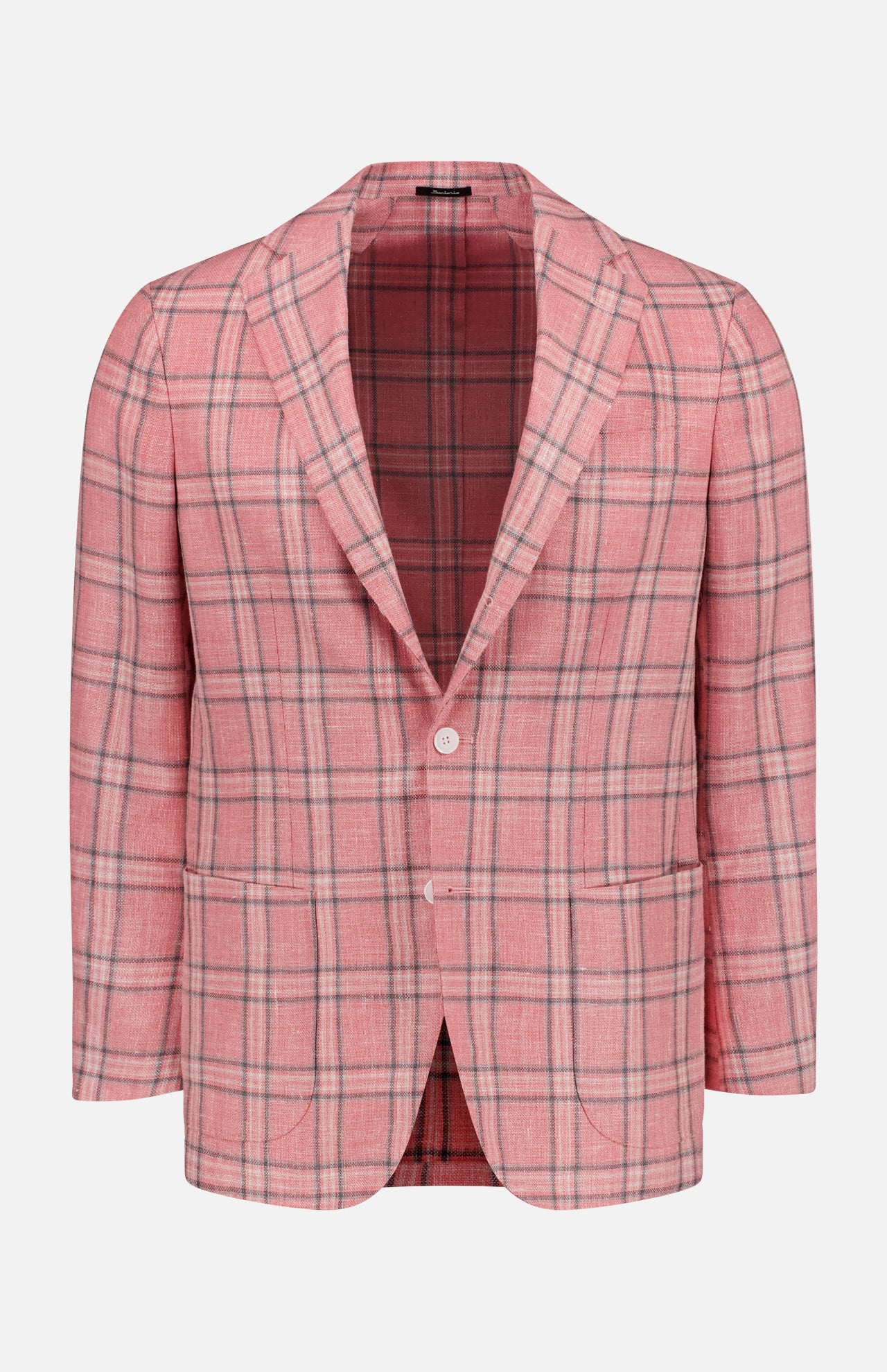 Plaid Wool and Silk Sportcoat (14652850504043)