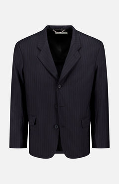 Barrio Striped Wool Blazer (14627290972523)