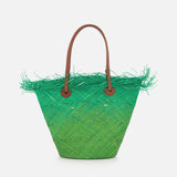 Baby Ombre Basket with Frayed Border Bag (14680747999595)