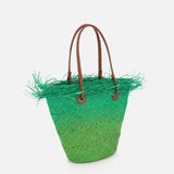 Baby Ombre Basket with Frayed Border Bag (14680747999595)
