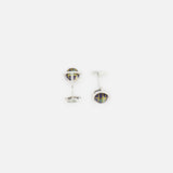 Globe Cage Silver Cufflinks