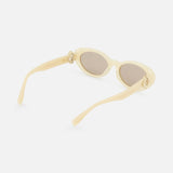 Fendi Oval Beige Sunglasses (14687115182443)