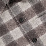 Checked Wool Blend Overshirt