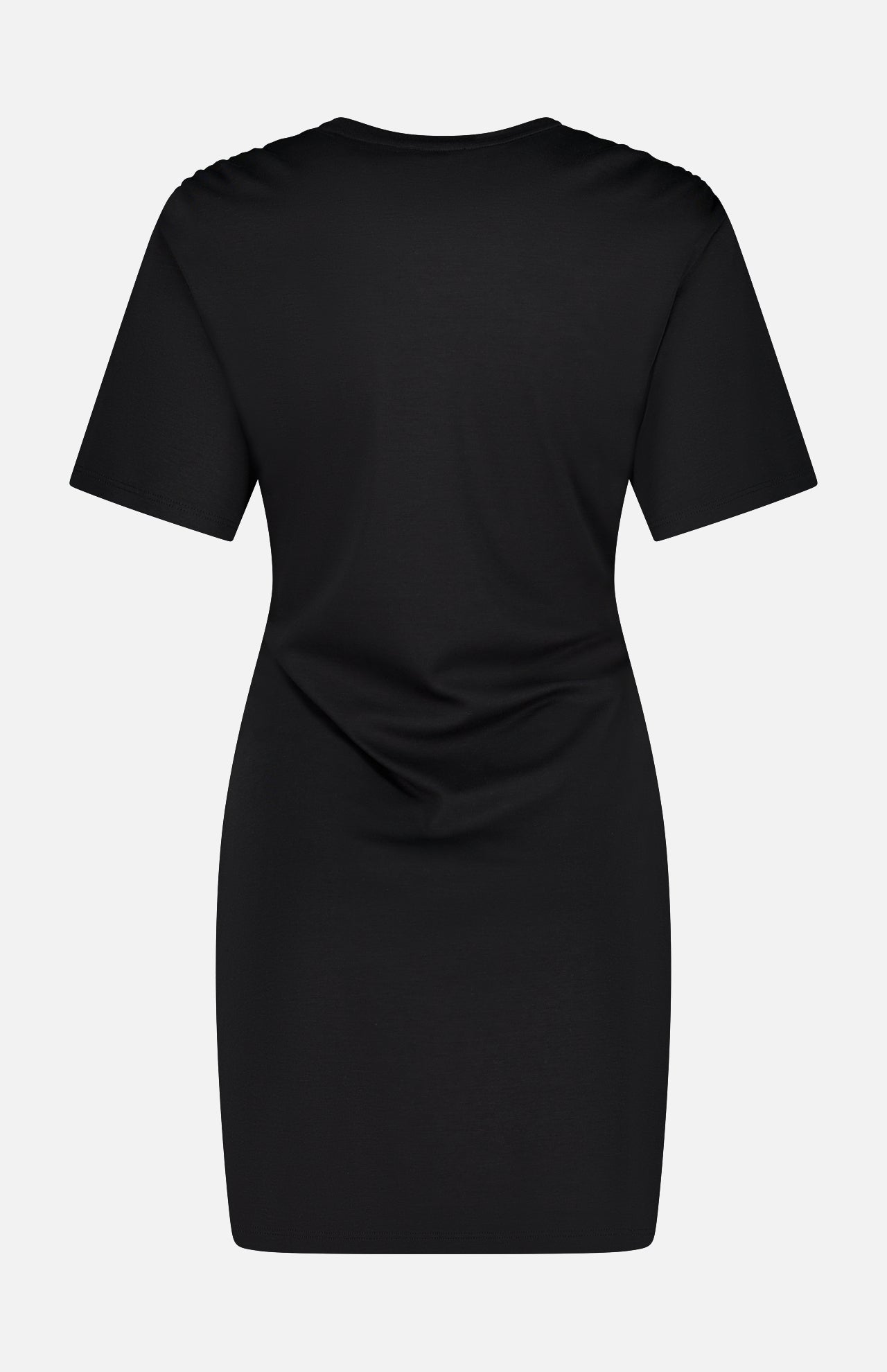 Gather Shoulder T-shirt Dress (14686517920107)