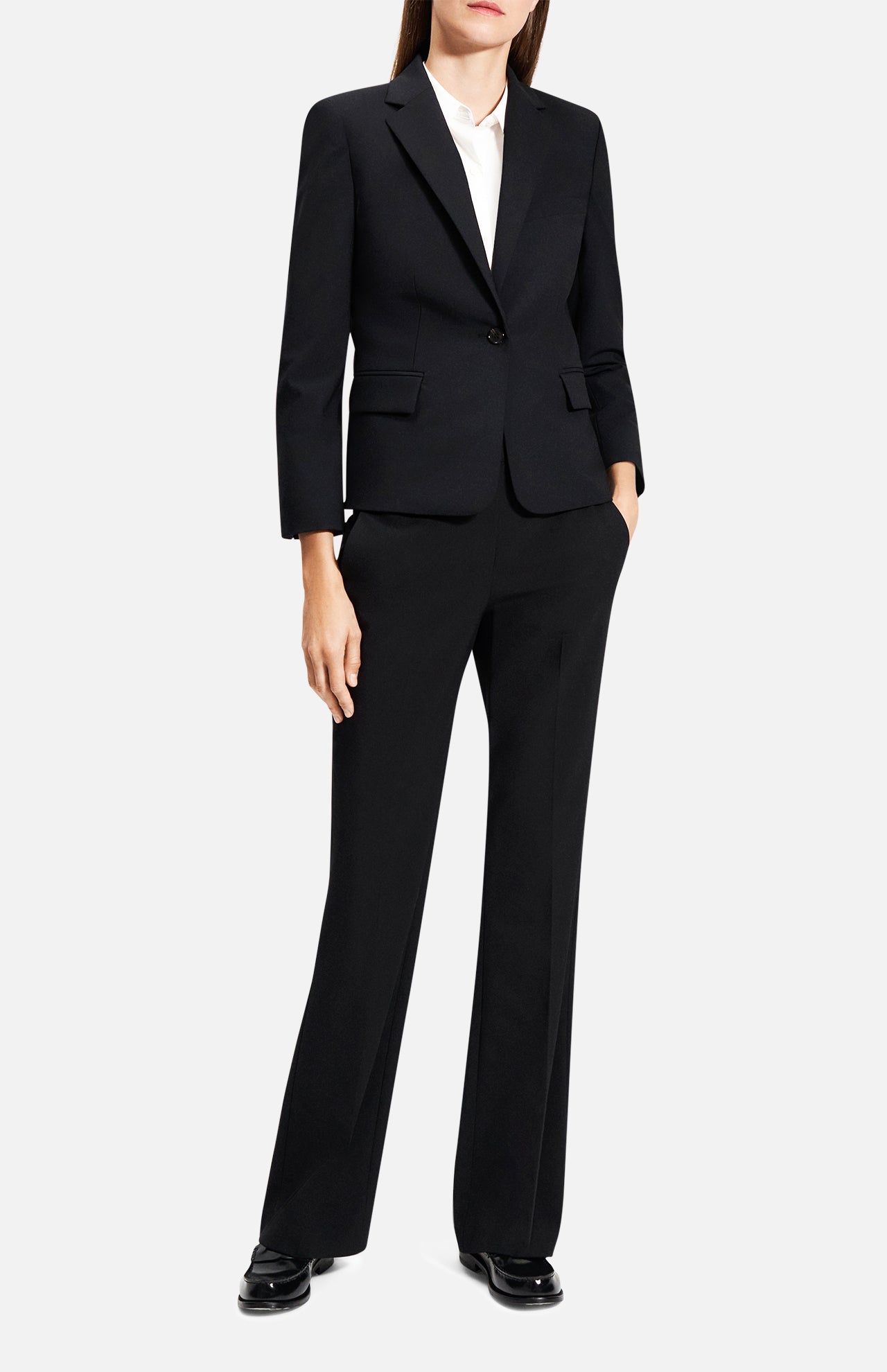 One Button Slim Blazer (14693717475691)