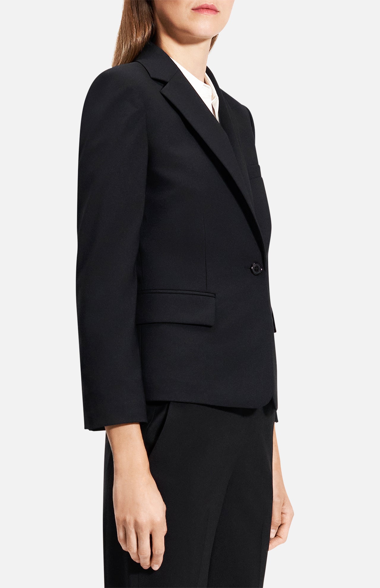 One Button Slim Blazer (14693717475691)
