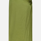 Side Ruched Midi Skirt (14693706432875)