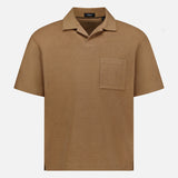 Terry Short Sleeve Pocket Polo Shirt (14683758625131)