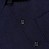 Wool Blend Pocketed Overshirt