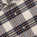 Cotton Cashmere Plaid Shirt