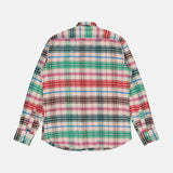 Cotton Tencel Multicolored Plaid Shirt