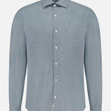 Houndstooth Cotton Cashmere Shirt