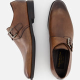Perkins Leather Monk Strap Shoe (14652850438507)