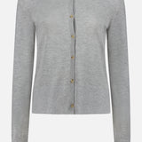 Fine Knit Side Slit Cardigan (14682849902955)