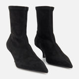 Suede Heeled Sock Boot (14725750063467)