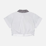 Forever And Always Crystal Collar Shirt