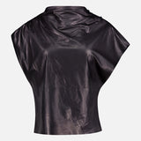 Wish You Would Leather Blouse