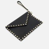 Rockstud Medium Flat Pouch (14677477589355)