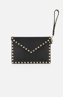 Rockstud Medium Flat Pouch (14677477589355)