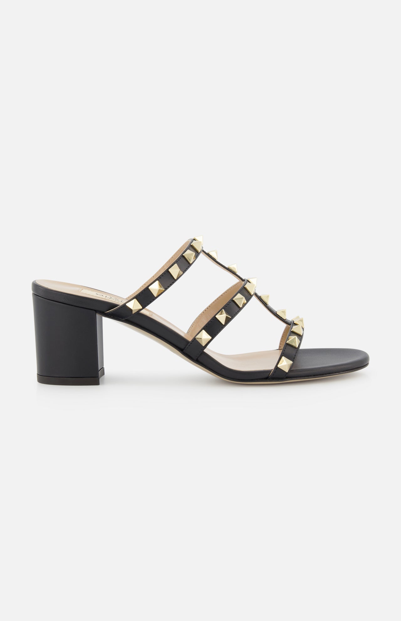 Valentino Garavani Women's Rockstud Block Heel Slide | A.K.