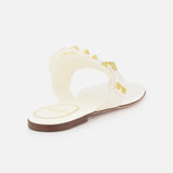 Embellished Plaster Caster Thong Sandal (7759359148147)